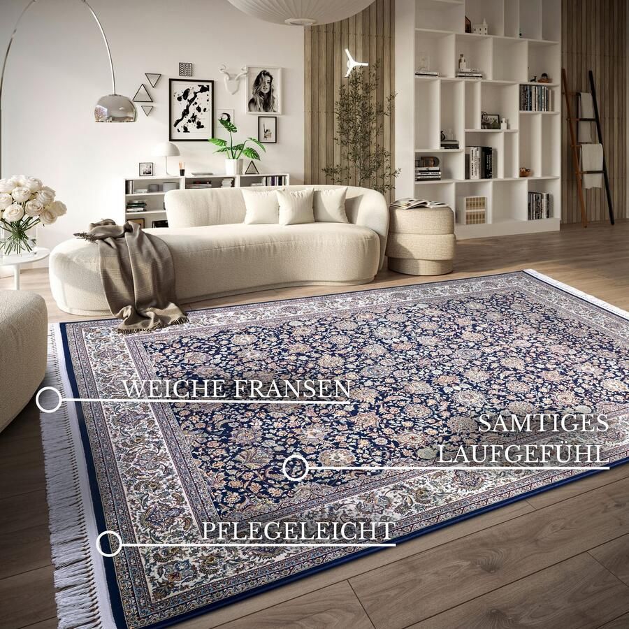 Villeroy & Boch Vloerkleed Alfred Oriëntaals franjes woonkamer slaapkamer klassiek kortpolig