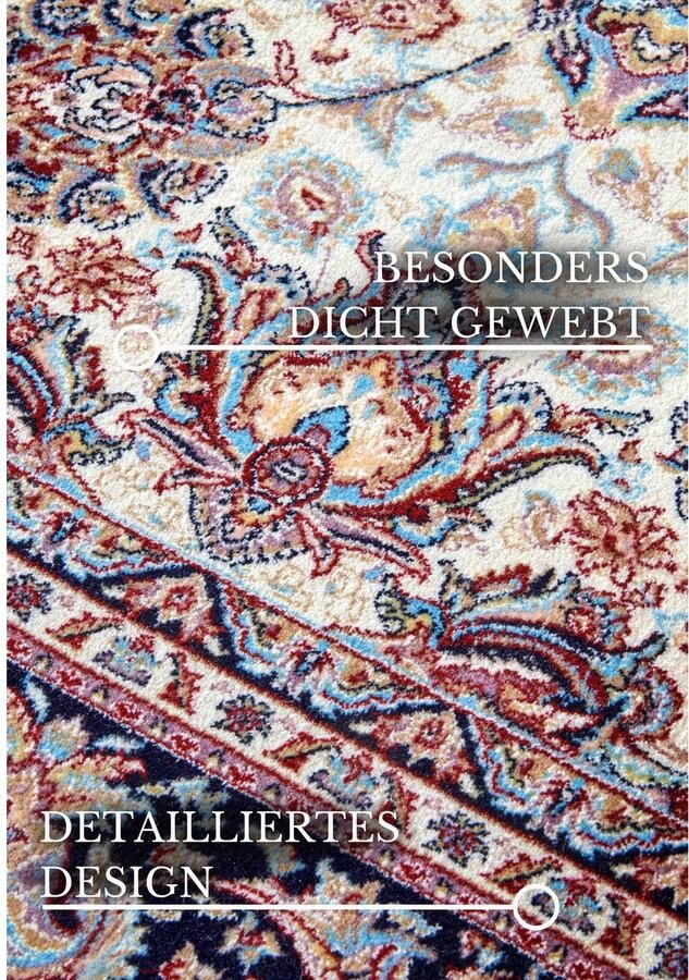 Villeroy & Boch Vloerkleed Alfred Oriëntaals franjes woonkamer slaapkamer klassiek kortpolig - Foto 2