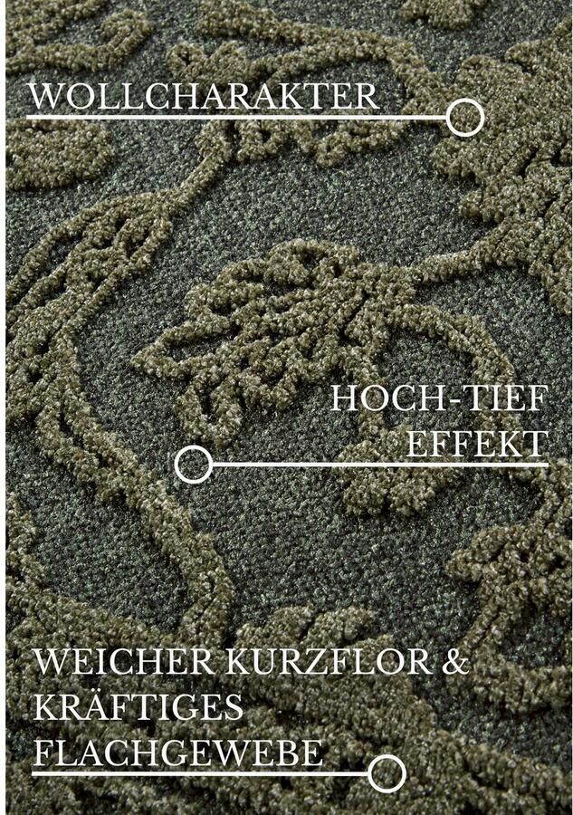 Villeroy & Boch Vloerkleed Ambroise Woonkamer slaapkamer modern hoog-laag effect gang - Foto 9