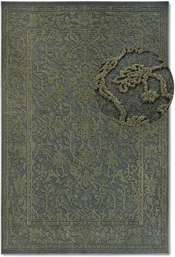 Villeroy & Boch Vloerkleed Ambroise Woonkamer slaapkamer modern hoog-laag effect gang - Foto 7