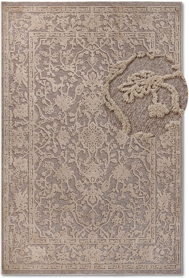 Villeroy & Boch Vloerkleed Ambroise Woonkamer slaapkamer modern hoog-laag effect gang - Foto 7