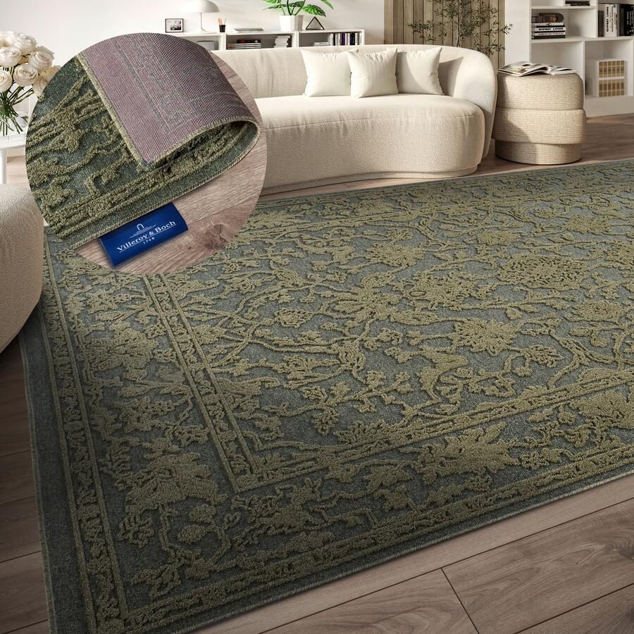 Villeroy & Boch Vloerkleed Ambroise Woonkamer slaapkamer modern hoog-laag effect gang - Foto 2