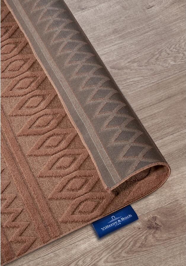 Villeroy & Boch Vloerkleed Catherine Woonkamer slaapkamer modern hoog-laag effect gang - Foto 6