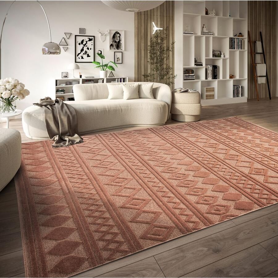 Villeroy & Boch Vloerkleed Catherine Woonkamer slaapkamer modern hoog-laag effect gang