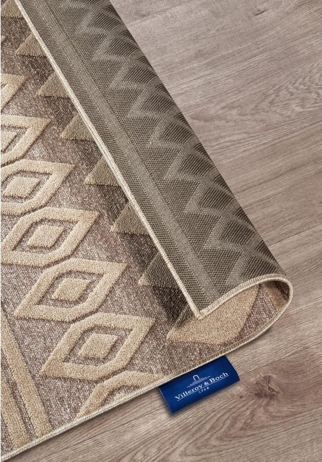 Villeroy & Boch Vloerkleed Catherine Woonkamer slaapkamer modern hoog-laag effect gang - Foto 6