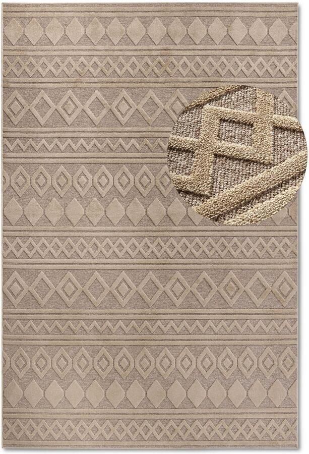 Villeroy & Boch Vloerkleed Catherine Woonkamer slaapkamer modern hoog-laag effect gang - Foto 7