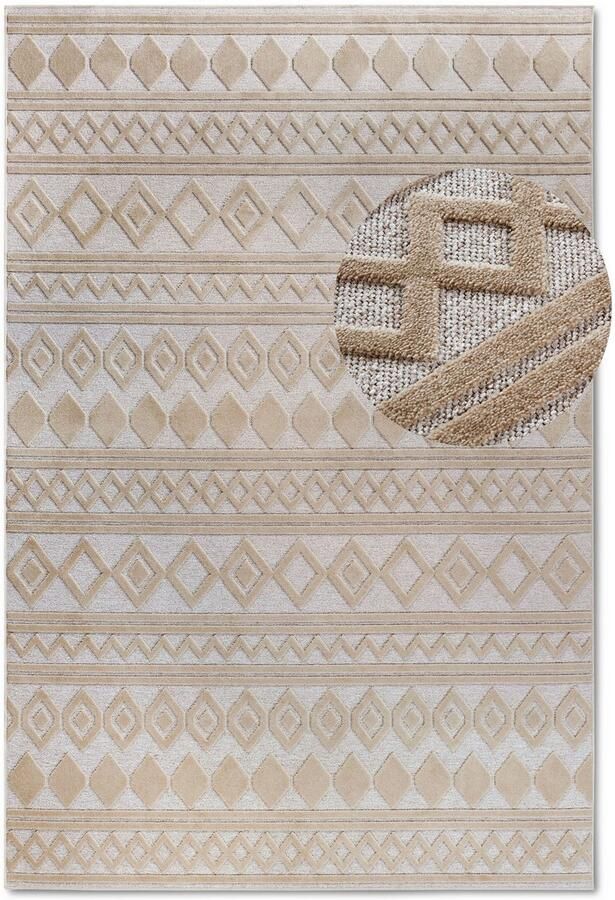 Villeroy & Boch Vloerkleed Catherine Woonkamer slaapkamer modern hoog-laag effect gang - Foto 7