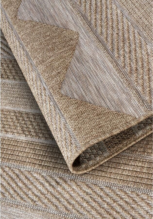 Villeroy & Boch Vloerkleed Elisabeth In-& Outdoor Vlakweefsel weerbestendig Terras Balkon natuurlijk modern - Foto 4