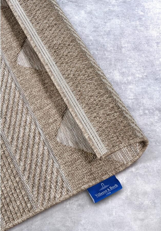 Villeroy & Boch Vloerkleed Elisabeth In-& Outdoor Vlakweefsel weerbestendig Terras Balkon natuurlijk modern - Foto 5