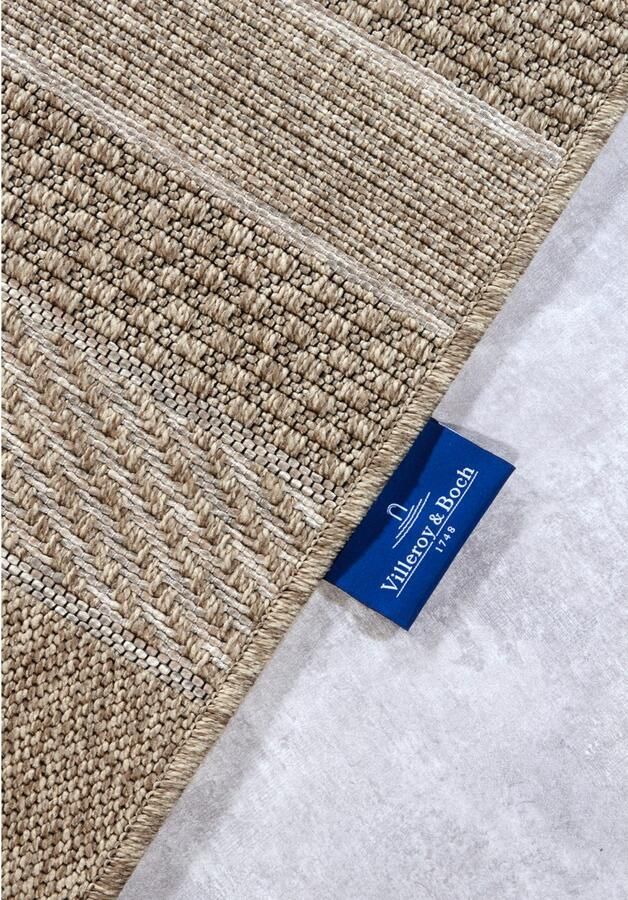Villeroy & Boch Vloerkleed Elisabeth In-& Outdoor Vlakweefsel weerbestendig Terras Balkon natuurlijk modern - Foto 6