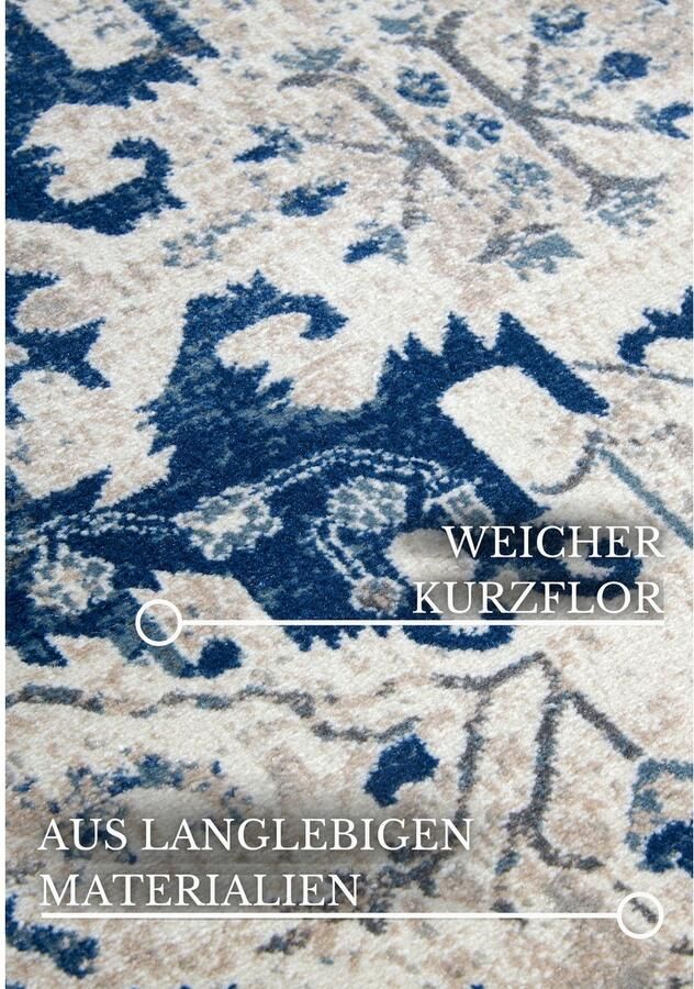 Villeroy & Boch Vloerkleed Emmanuel Loper oosters woonkamer slaapkamer klassiek kortpolig zacht - Foto 8