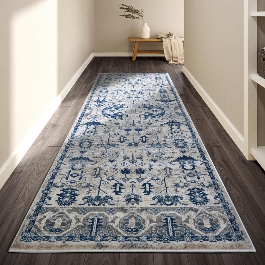 Villeroy & Boch Vloerkleed Emmanuel Loper oosters woonkamer slaapkamer klassiek kortpolig zacht