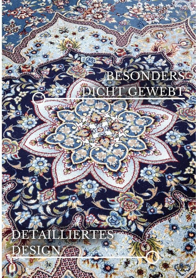 Villeroy & Boch Vloerkleed Etienne Oriëntaals franjes woonkamer slaapkamer klassiek kortpolig - Foto 2