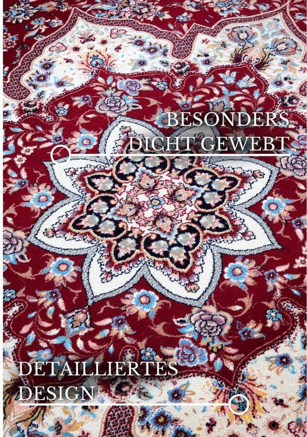 Villeroy & Boch Vloerkleed Etienne Oriëntaals franjes woonkamer slaapkamer klassiek kortpolig - Foto 2