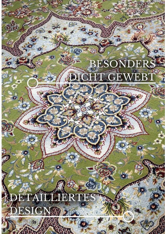 Villeroy & Boch Vloerkleed Etienne Oriëntaals franjes woonkamer slaapkamer klassiek kortpolig - Foto 2