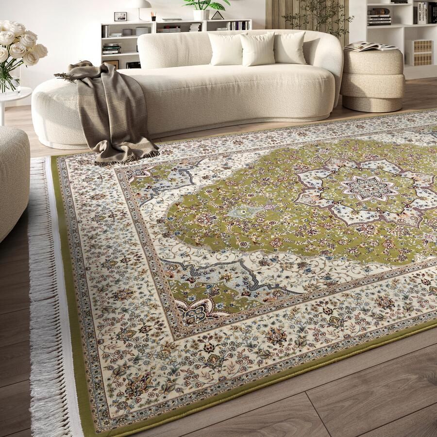 Villeroy & Boch Vloerkleed Etienne Oriëntaals franjes woonkamer slaapkamer klassiek kortpolig