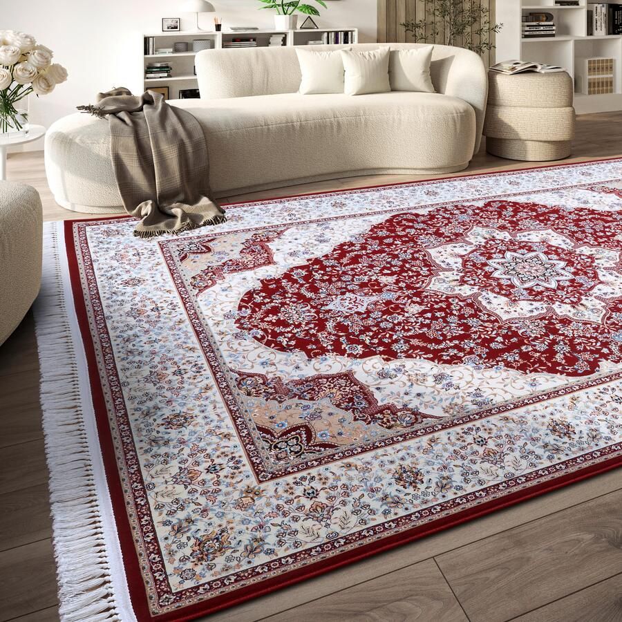 Villeroy & Boch Vloerkleed Etienne Oriëntaals franjes woonkamer slaapkamer klassiek kortpolig