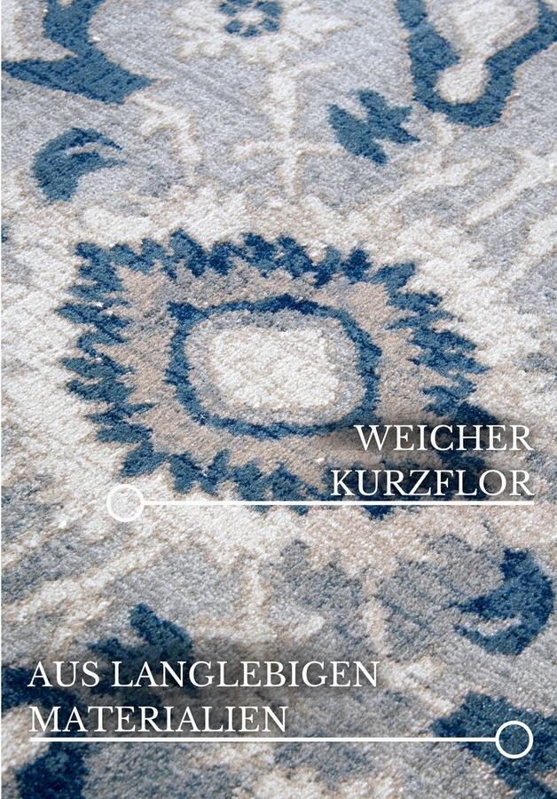 Villeroy & Boch Vloerkleed Gabrielle Oriëntaals woonkamer slaapkamer klassiek kortpolig zacht - Foto 8