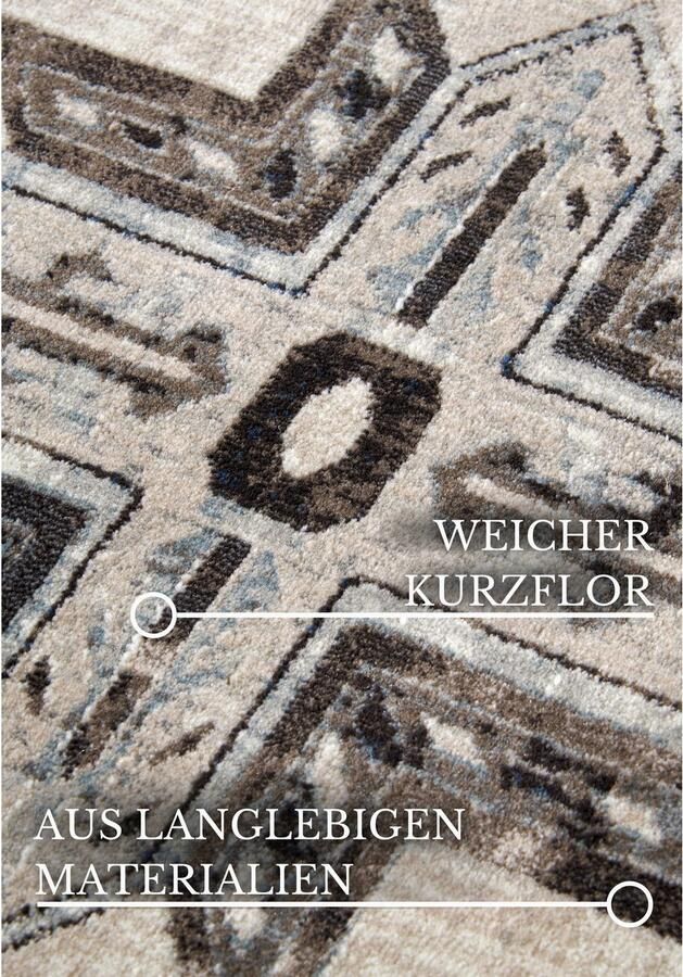 Villeroy & Boch Vloerkleed Henry Oosters woonkamer slaapkamer klassiek laagpolig loper - Foto 3