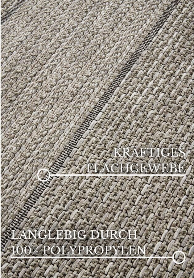 Villeroy & Boch Vloerkleed Isabella In-& Outdoor Vlakweefsel weerbestendig Terras Balkon natuurlijk modern - Foto 3