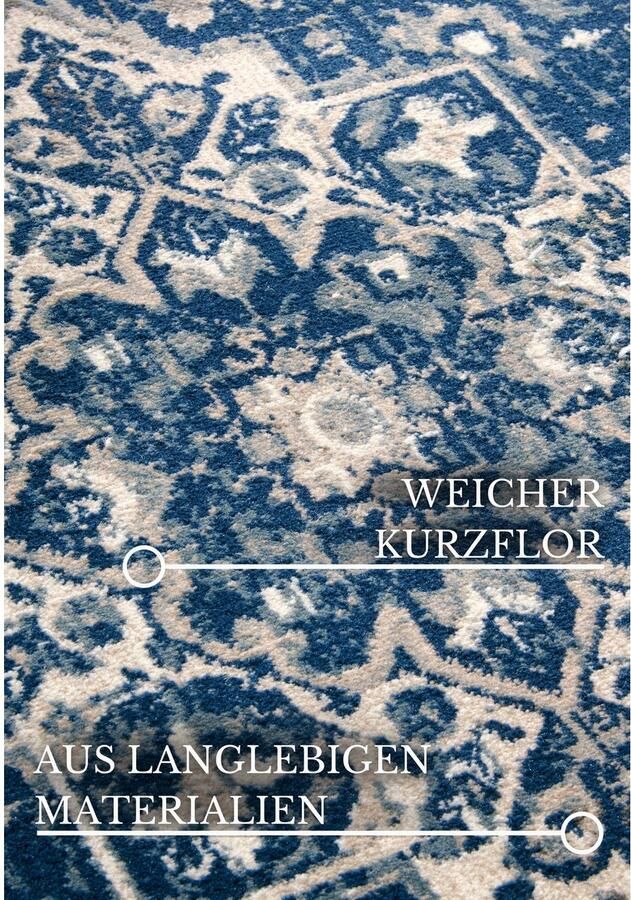 Villeroy & Boch Vloerkleed Jehanne Oriëntaals woonkamer slaapkamer klassiek kortpolig zacht - Foto 8