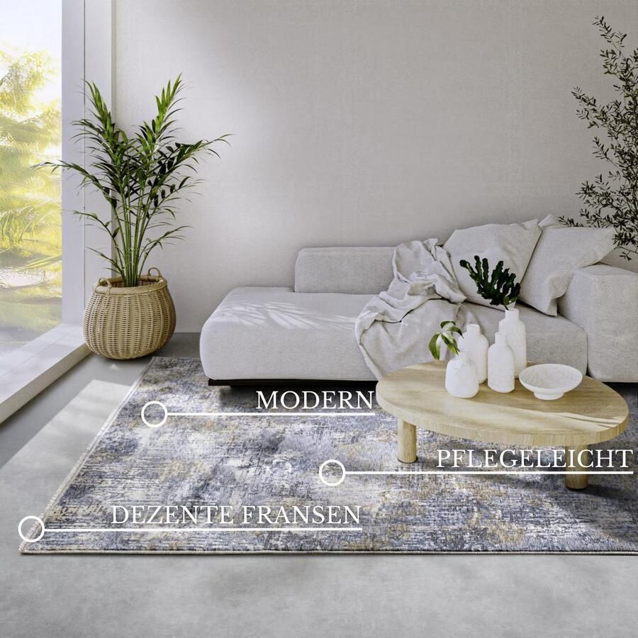 Villeroy & Boch Vloerkleed Joseph Vintage franjes woonkamer slaapkamer modern kortpolig gang - Foto 8