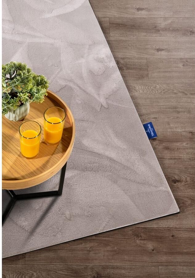 Villeroy & Boch Vloerkleed Leon Hoogpolig shaggy effen zacht glanzend konijnenvacht gevoel - Foto 2