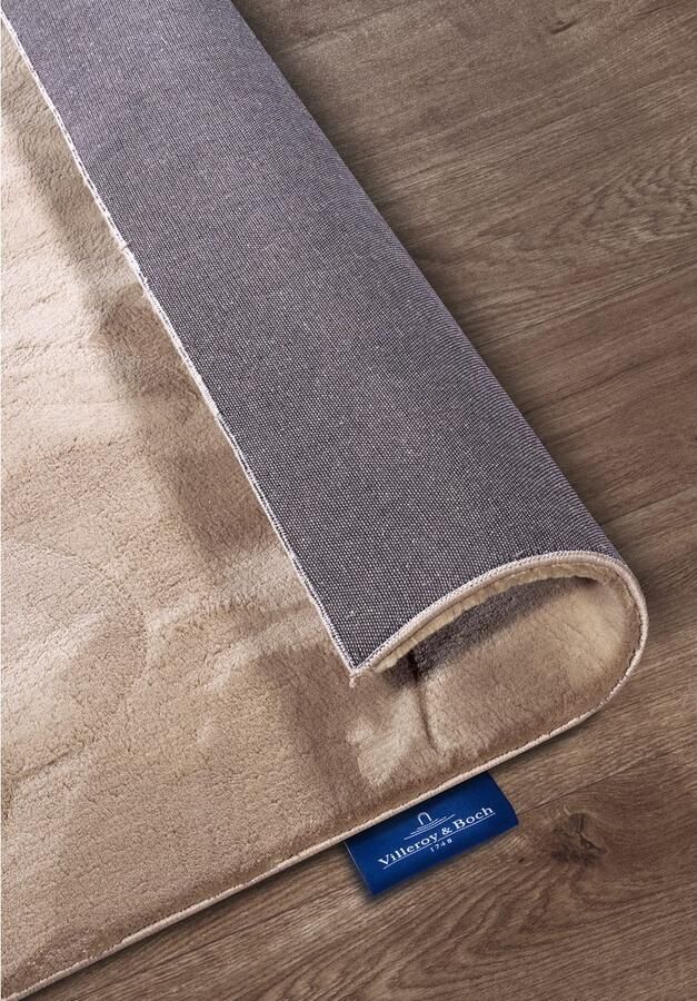 Villeroy & Boch Vloerkleed Leon Hoogpolig shaggy effen zacht glanzend konijnenvacht gevoel - Foto 5