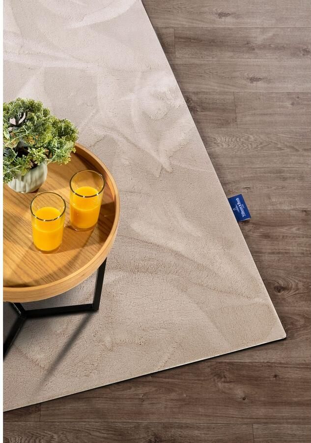 Villeroy & Boch Vloerkleed Leon Hoogpolig shaggy effen zacht glanzend konijnenvacht gevoel - Foto 3