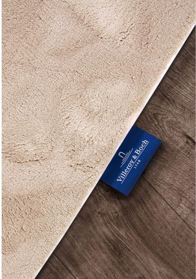 Villeroy & Boch Vloerkleed Leon Hoogpolig shaggy effen zacht glanzend konijnenvacht gevoel - Foto 4
