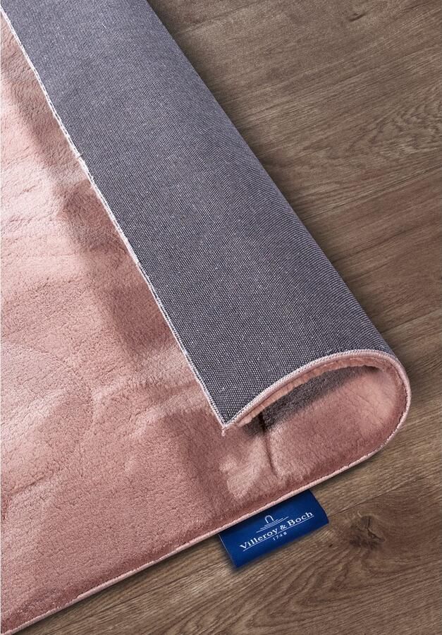 Villeroy & Boch Vloerkleed Leon Hoogpolig shaggy effen zacht glanzend konijnenvacht gevoel - Foto 6