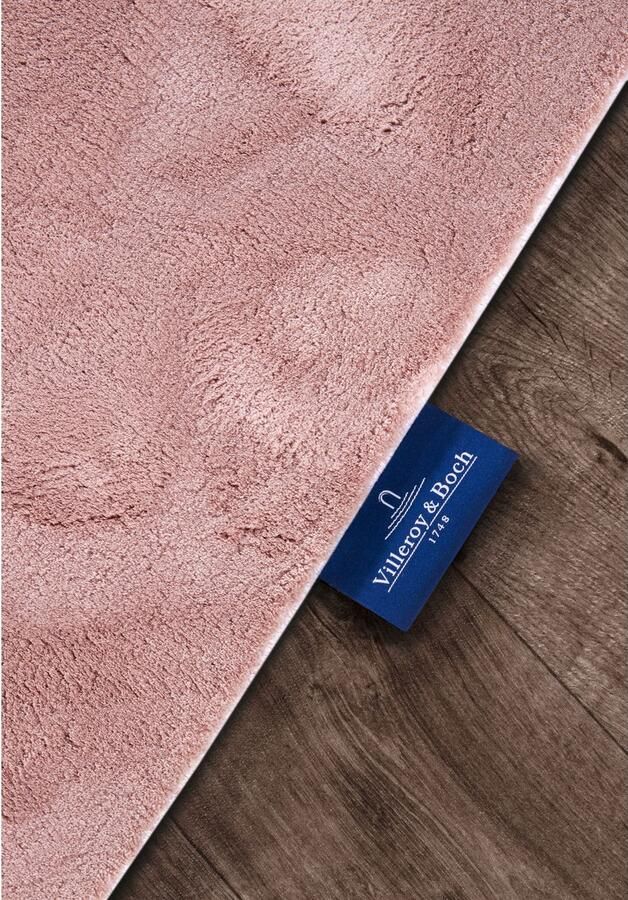 Villeroy & Boch Vloerkleed Leon Hoogpolig shaggy effen zacht glanzend konijnenvacht gevoel - Foto 5