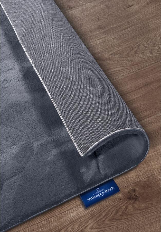 Villeroy & Boch Vloerkleed Leon Hoogpolig shaggy effen zacht glanzend konijnenvacht gevoel - Foto 4