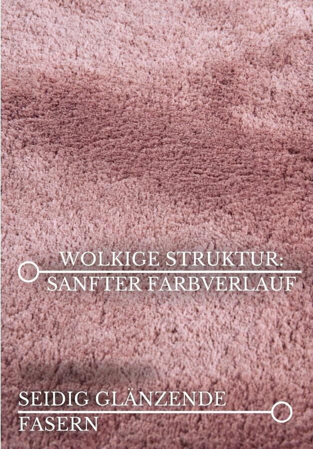 Villeroy & Boch Vloerkleed Leon Lange pool shaggy effen pluizig zacht glanzend modern effen - Foto 5