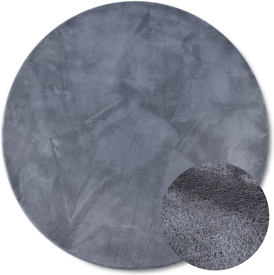 Villeroy & Boch Vloerkleed Leon Lange pool shaggy effen pluizig zacht glanzend modern effen - Foto 3