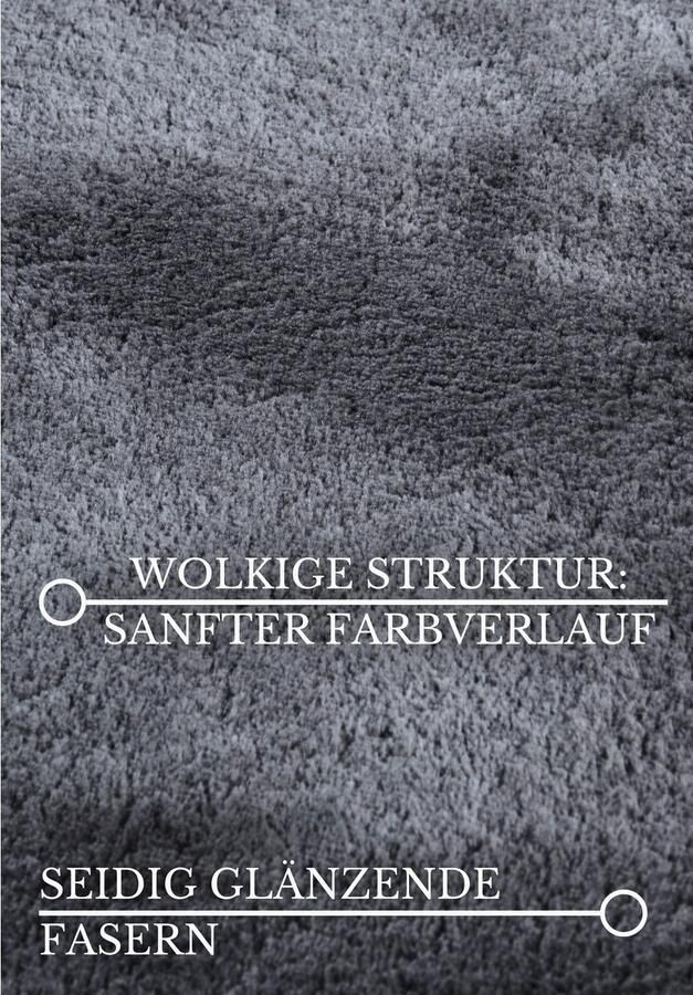 Villeroy & Boch Vloerkleed Leon Lange pool shaggy effen pluizig zacht glanzend modern effen - Foto 5