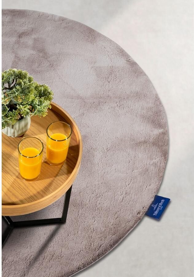 Villeroy & Boch Vloerkleed Leon Lange pool shaggy effen pluizig zacht glanzend modern effen - Foto 4