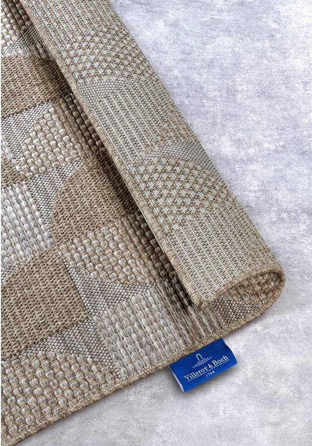 Villeroy & Boch Vloerkleed Margaretha In-& Outdoor Vlakweefsel weerbestendig Terras Balkon natuurlijk modern - Foto 4