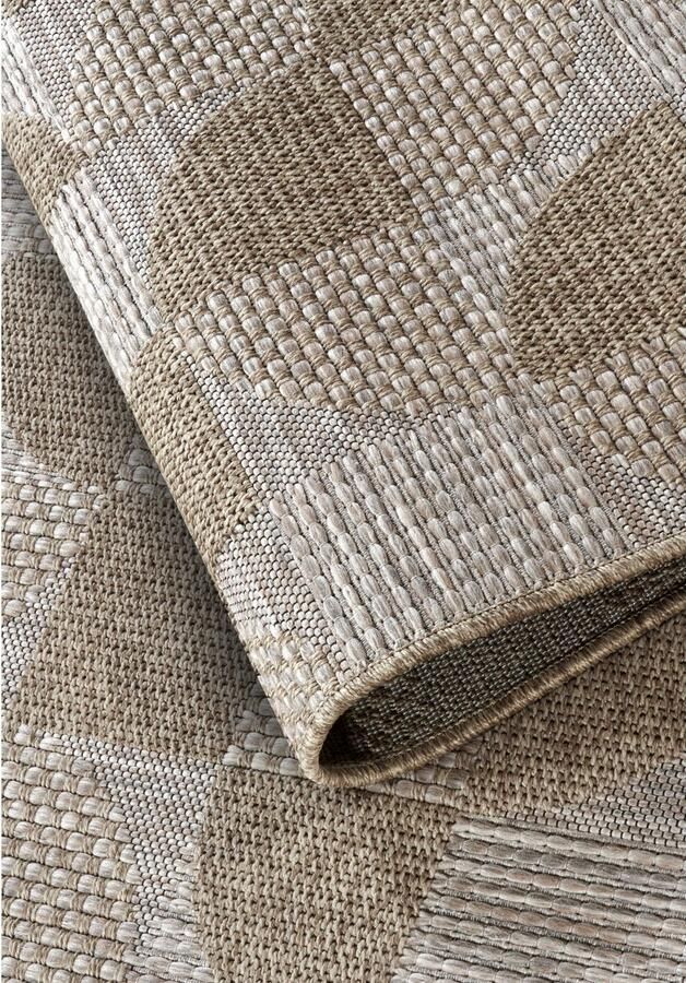 Villeroy & Boch Vloerkleed Margaretha In-& Outdoor Vlakweefsel weerbestendig Terras Balkon natuurlijk modern - Foto 5