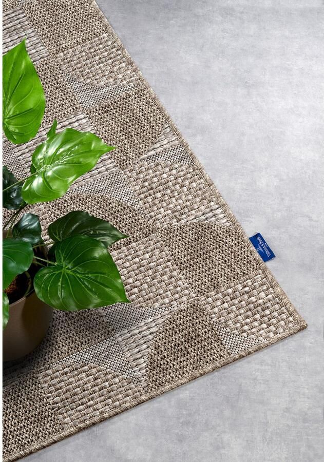 Villeroy & Boch Vloerkleed Margaretha In-& Outdoor Vlakweefsel weerbestendig Terras Balkon natuurlijk modern - Foto 3