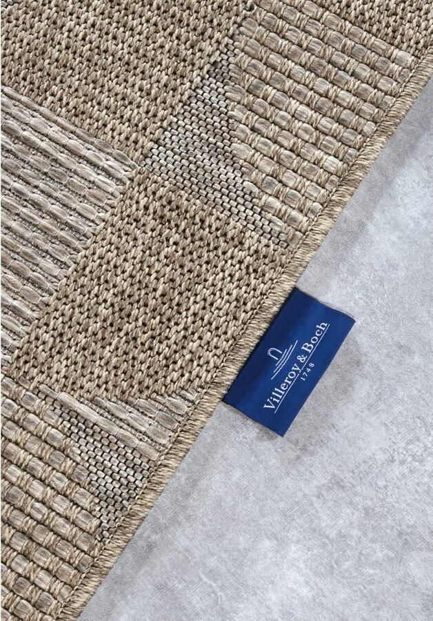 Villeroy & Boch Vloerkleed Margaretha In-& Outdoor Vlakweefsel weerbestendig Terras Balkon natuurlijk modern - Foto 6