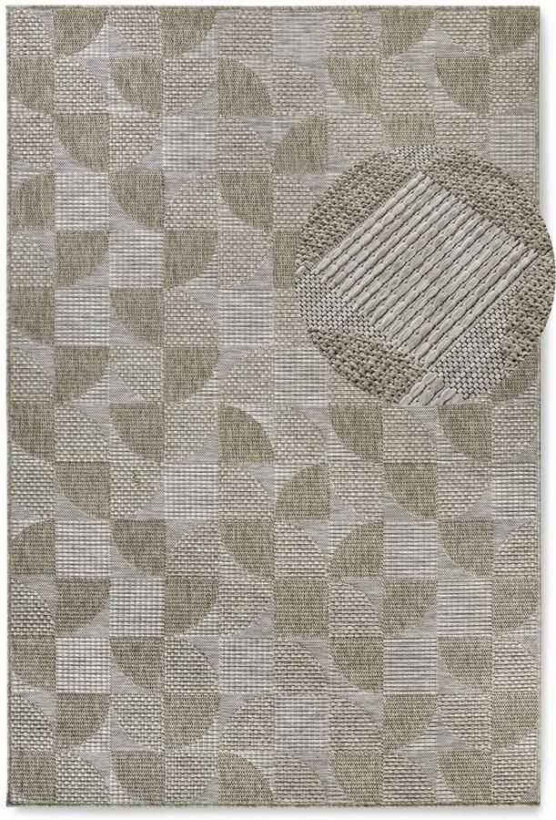 Villeroy & Boch Vloerkleed Margaretha In-& Outdoor Vlakweefsel weerbestendig Terras Balkon natuurlijk modern - Foto 7