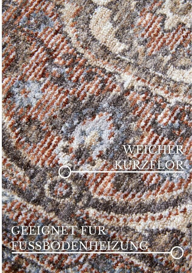 Villeroy & Boch Vloerkleed Renata Loper oosters franjes woonkamer slaapkamer vintage - Foto 2