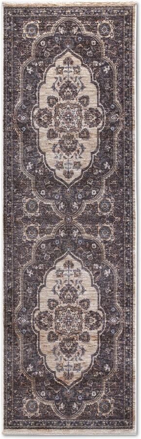 Villeroy & Boch Vloerkleed Renata Loper oosters franjes woonkamer slaapkamer vintage - Foto 7