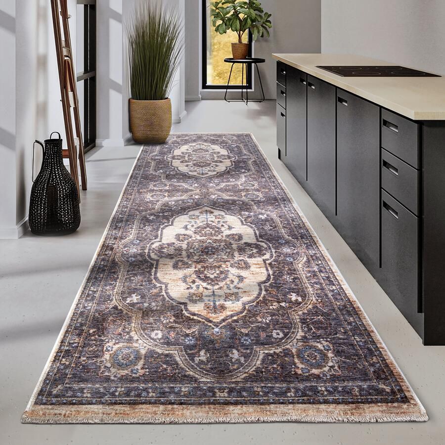 Villeroy & Boch Vloerkleed Renata Loper oosters franjes woonkamer slaapkamer vintage