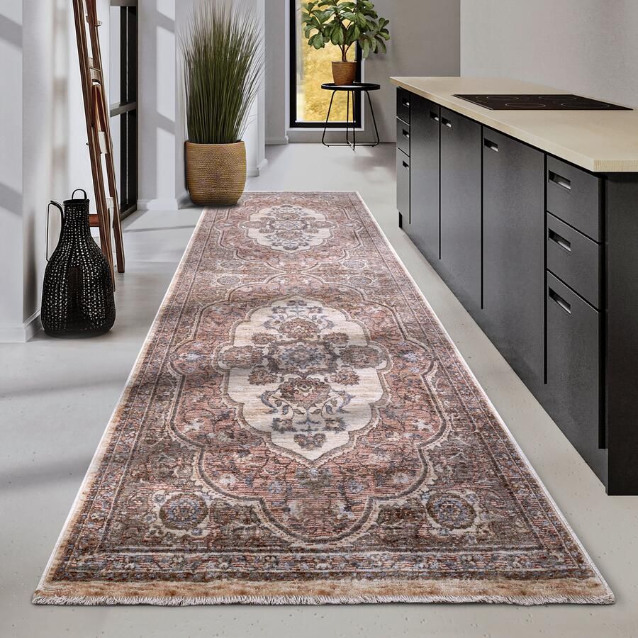 Villeroy & Boch Vloerkleed Renata Loper oosters franjes woonkamer slaapkamer vintage