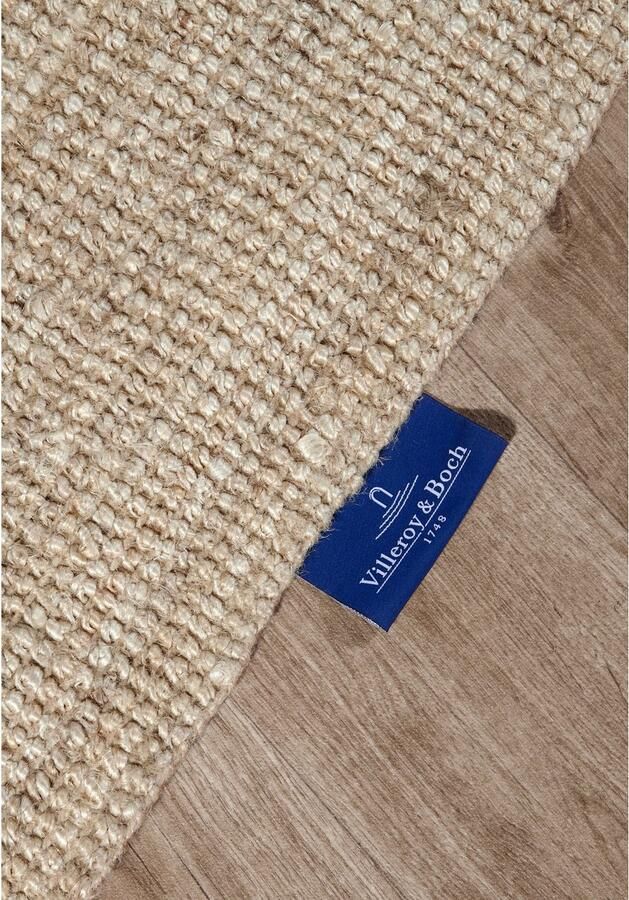 Villeroy & Boch Vloerkleed Rosalie jute tapijt Loper 100% jute natuurlijk woonkamer eetkamer slaapkamer GRS - Foto 5