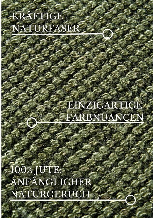 Villeroy & Boch Vloerkleed Rosalie jute tapijt Loper 100% jute natuurlijk woonkamer eetkamer slaapkamer GRS - Foto 2