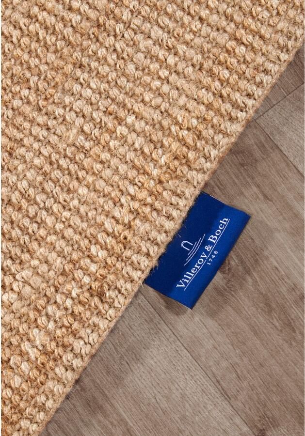 Villeroy & Boch Vloerkleed Rosalie jute tapijt Loper 100% jute natuurlijk woonkamer eetkamer slaapkamer GRS - Foto 5