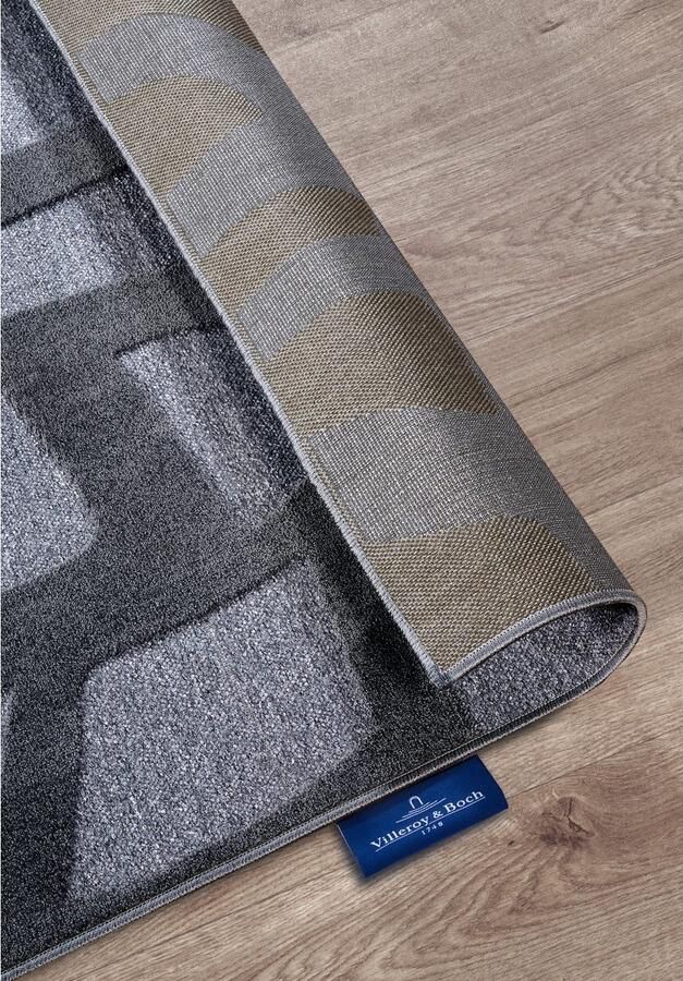 Villeroy & Boch Vloerkleed Therese Woonkamer slaapkamer modern hoog-laag effect gang - Foto 4